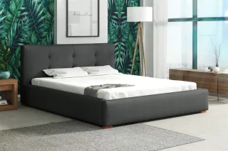 Polsterbett Bett Doppelbett TERAMO (Set 2) Kunstleder /Stoff 180x200cm