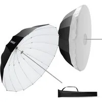 Neewer Softbox NS4U 180cm Parabolischer Reflexschirm, Studioschirm Fotografie, schnell zusammenklappbar, mit Diffusor Abdeckung, für Kamera Video