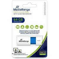 Mediarange Mediarange USB Stick 64GB Speicherstick Color Edition blau USB-Stick