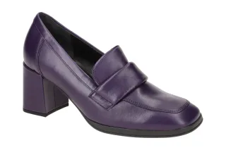 Gabor 35.290 Lila Hochfront-Pumps Purple Echtleder Fu?bett F - normal Weite