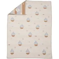 Babydecke Lena 'Segelboote' 75 x 100 cm, DAVID FUSSENEGGER