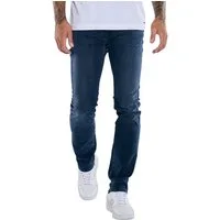 emilio adani Stretch-Jeans Herren Super-Stretch Jeans Slim Fit, Marineblau