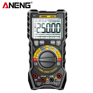 ANENG SZ20 High Accuracy Multimeter with Screen Backlight NCV Induction Dual Fireproof Fuse AC DC Voltage Detection up t