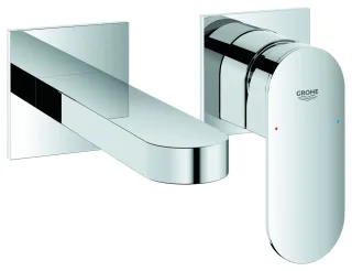 GROHE 2-Loch-Waschtisch-Wandbatterie Plus 29303_4, FMS für 23200002 Ausladung 147mm chrom, 29303004 29303004