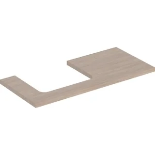 Geberit ONE Waschtisch-Platte, Ausschnitt links, für Aufsatzwaschtisch 505304005