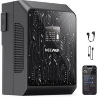 Neewer PS099S Smart Mini V Mount Akku, APP Steuerung, 6800mAh Kamera-Akku 6800 mAh, 99Wh 14,5V, 100W PD Schnellladung, für BMPCC 4k 6k Camcorder Kamera