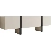 MIRJAN24 TV-Schrank 200 3D Tore 01 (mit zwei Drehtüren und Klappe) Gasdruckfeder, Scharniere mit gedämpftem Schließsystem