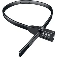 BASI Kabelbinder Sicherheitsband, Kabelbinderschloss (Packung) mit Stahlkern, ultraleicht & flexibel, Kabelschloss, Schwarz