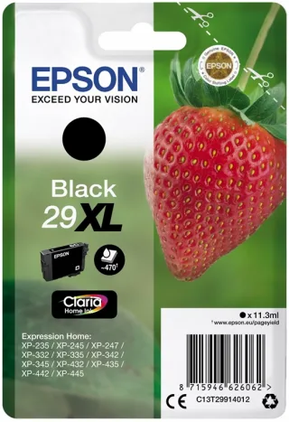 Epson Ink/29XL Strawberry 11.3ml BK (Schwarz)