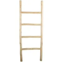 Casa Moro Dekoleiter Holz Deko-Leiter EMIL Natur Beige Braun Höhe 124 cm Kleiderständer