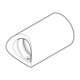 Dornbracht Anschluss 09111008020-00 09111008020 D.40 x 68 mm chrom