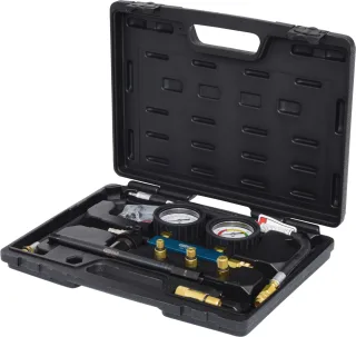 KS Tools Zylinder-Druckverlust-Tester, 9-tlg - 150.1780