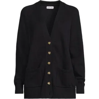 Relaxter V-Cardigan DRIFTER, Damen,  Rot, Baumwolle, by Lands' End