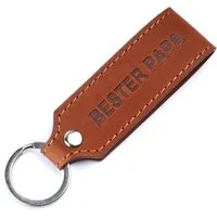 Benthill Schlüsseltasche Schlüsseltasche Echt Leder Schlüsselanhänger Bester Papa Schlüsselbund, Gravur