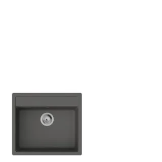 hansgrohe Einbauspüle 43359290 550x490mm, steingrau