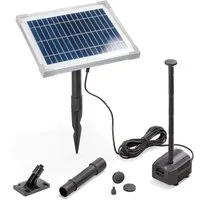 esotec Solarpumpe 5/250 Teichpumpen-Set 250l/h, 5Wp Solarmodul, Sprinklersatz 101909 (Komplettset)