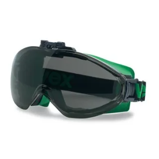uvex Vollsichtbrille ultrasonic schwarz/grün/transparent - 9302043