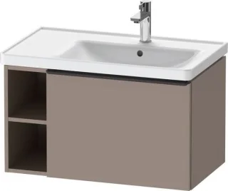 Duravit D-Neo Waschtischunterbau wandhängend Basalt Matt 784x452x440 mm - DE42570BD430000 DE42570BD430000