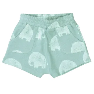 STACCATO - Kn.-Shorts washed petrol aop - Gr. - 74