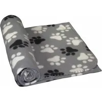 Nobby Tierdecke Fleece Plaid "PIPPA" Classic, grau, 70x100cm, 100% Polyester, leicht waschbar