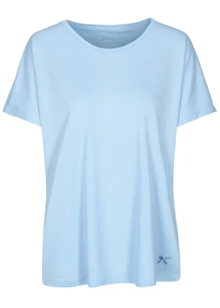 IN LINEA - Da.-Overcut Shirt sky - Gr. - 46