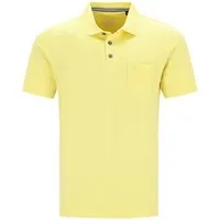 Hajo Poloshirt Pique (1-tlg) Poloshirt - Baumwolle - Atmungsaktiv - Gesäumter Armabschluss