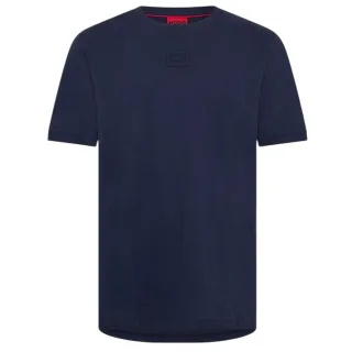 Hugo - T-Shirt für Herren, Logo, Regulär (Dunkelblau)