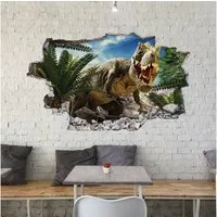 GRAVURZEILE Wandtattoo im Dinosaurier & T-Rex Design - Kinderzimmer -