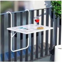 Haushalt International Pflanzkübel Haushalt International Balkonhängetisch, weiss, klappbar Maße ca. 60