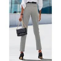 LASCANA Jogger Pants klassische schmale Form mit Jacquard Strickmuster oder uni schwarz
