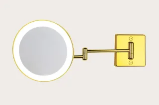 Koh-I-Noor DISCOLOLED Direkter Stromanschluss. Doppelarm Ø 23 , gold, C35/2G3 C35/2G3
