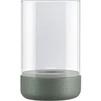 blomus Windlicht -CALMA- Glas Kerzenhalter, Stimmungslicht: modernes Deko-Design (1 St), Exklusive Betonoptik, Handgefertigt, Verschiedene Größen & Farben