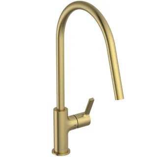 Ideal Standard Küchenarmatur Gusto Ausladung 238mm Brushed Gold, BD408A2 BD408A2