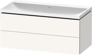 Duravit L-Cube c-shaped Set wandhängend Weiß Supermatt 1000x480x480 mm - LC6952N84840000 LC6952N84840000