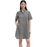 Marc O'Polo Hemdblusenkleid aus bedrucktem Baumwoll-Voile