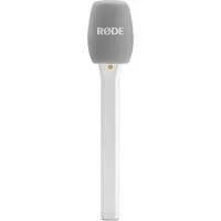 Interview Micro , Mikrofon weiß, Handadapter für Rode Wireless Sendemodule