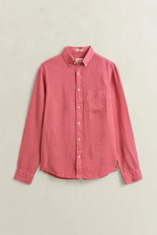 GANT - Leinenhemd rose pink - Gr. - L