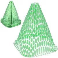 relaxdays Pflanzenschutzdach Gepunkteter Pflanzenhut im 10er Set, Set, 10er Set