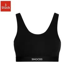 SNOCKS Bustier Soft BH (1-tlg) aus Bio Baumwolle, breite Träger für maximalen Komfort