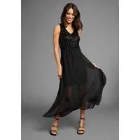Laura Scott Abendkleid mit Pailletten im Oberteil, Cocktailkleid