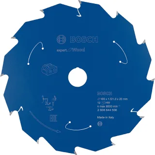 Bosch Akku-Kreissägeblatt Expert for Wood ø 165 mm - 2608644506
