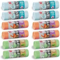HAC24 Müllbeutel Duftmüllsack Abfallbeutel Mülltüten Mülleimerbeutel, 60L mit Duft je 10 Stück