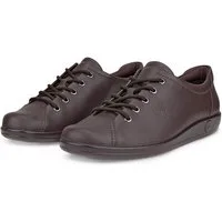 Ecco Ecco Soft 2.0 Schnürschuh, Freizeitschuh, Halbschuh, Schnürschuh mit dezenter Logo Prägung
