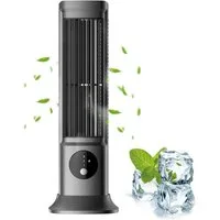FELIXLEO Akku-Standventilator Tragbare Mini Klimaanlage Luftkühler 3 Stufen Für Büro Zuhause