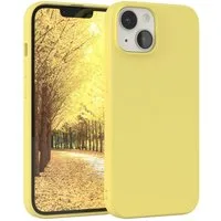 EAZY CASE Handyhülle für Apple iPhone 14 Hülle Silikon 6,1 Zoll, Handy Softcase stoßfest Hülle mit Kameraschutz bumper tpuhülle Gelb