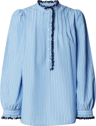 Pepe Jeans Apparel - JAVIERA SHIRT STEEL BLUE - Gr. - L