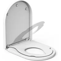 GarveeMore WC-Sitz Toilettendeckel mit Kindersitz Absenkautomatik Toilettensitz