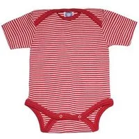 Cosilana Kurzarmbody (1-tlg) Baby Kurzarm-Body aus Bio Schurwolle / Seide