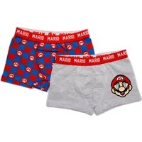 Super Mario Boxershorts 2er Pack Unterhosen Slips Super Mario