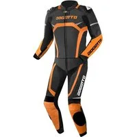 Bogotto Motorradkombi Misano 2-Teiler Motorrad Lederkombi protektoren reflektierende